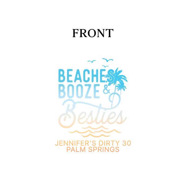 30th Birthday Koozie - Front & Back - 08