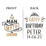 40th Birthday Koozies - Front & Back - 08
