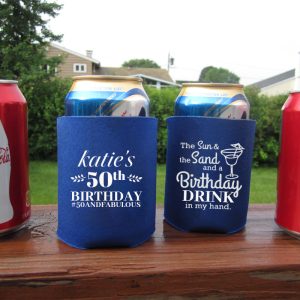 50th Birthday Koozie Header