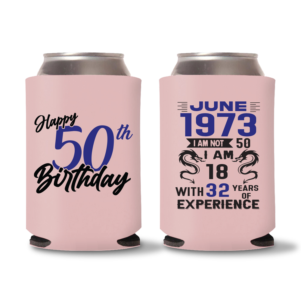 Celebrate a Milestone with Personalized 50th Birthday Koozies