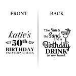 50th Birthday Koozies - Front & Back - 01