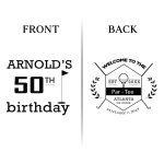 50th Birthday Koozies - Front & Back - 03