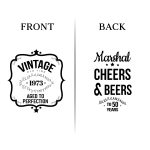 50th Birthday Koozies - Front & Back - 04
