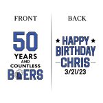 50th Birthday Koozies - Front & Back - 05
