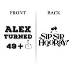50th Birthday Koozies - Front & Back - 07