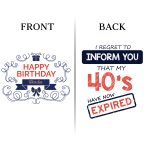 50th Birthday Koozies - Front & Back - 09