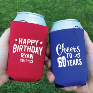 60th Birthday Koozie Header