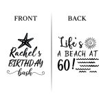 60th Birthday Koozies - Front & Back - 08