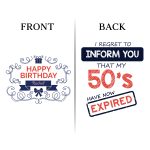 60th Birthday Koozies - Front & Back - 12
