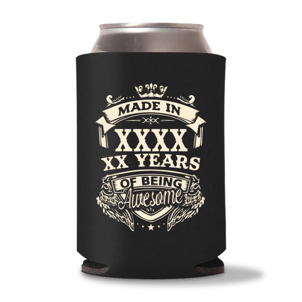 Custom Birthday Koozies - D10
