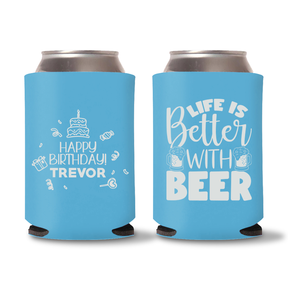 Custom Birthday Koozies D2
