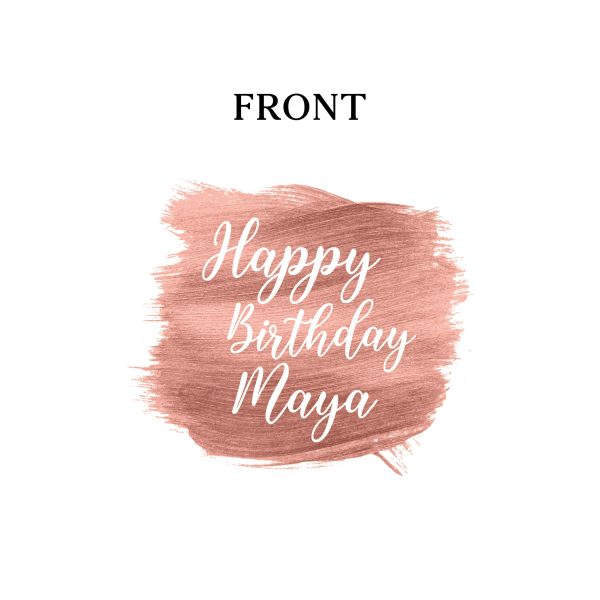 Custom Birthday Koozies - Front & Back - 09