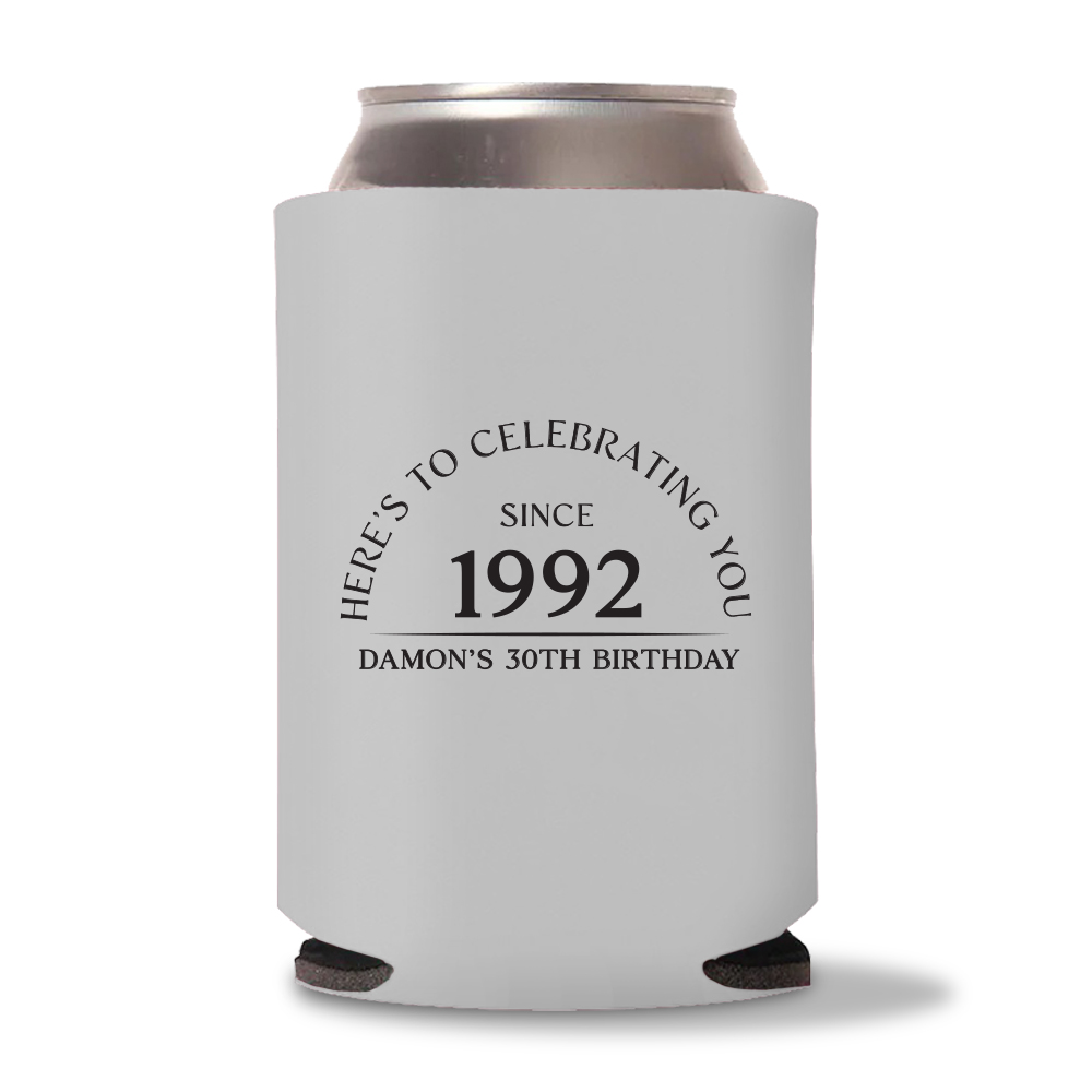 thirty Birthday Koozies D11