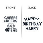 40th Birthday Koozies- FRONT & BACK-15