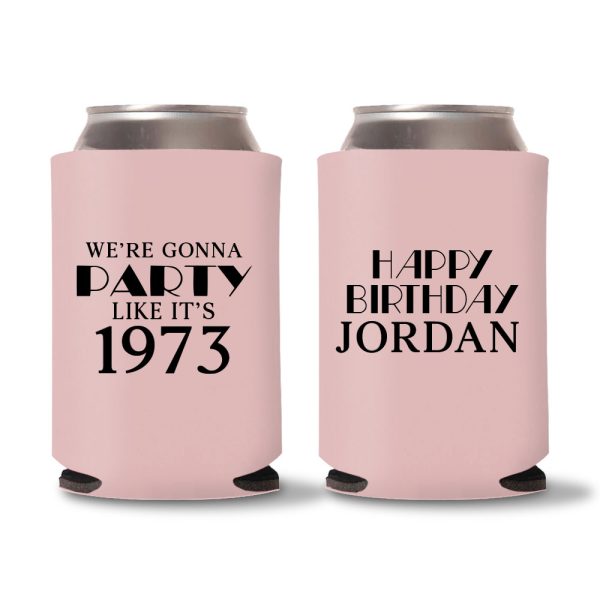 50th Birthday Koozies D15