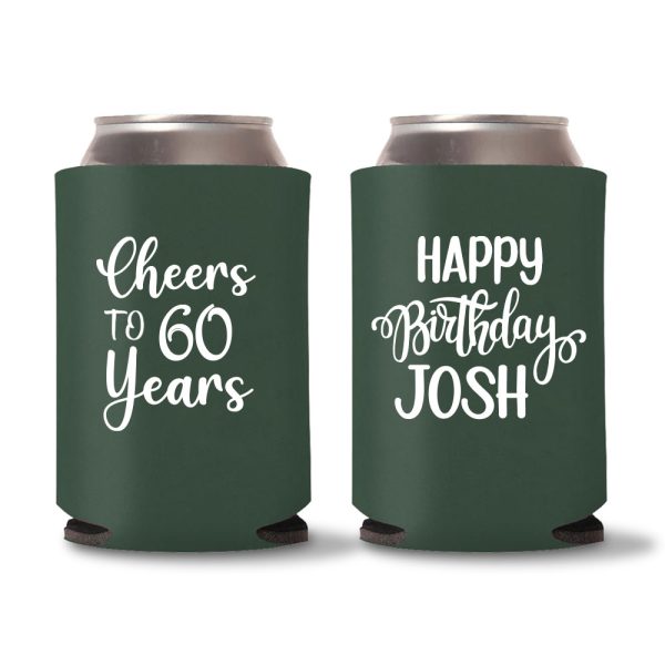 60th Birthday Koozies D14