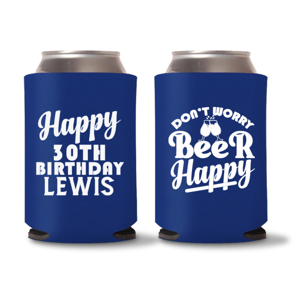30th Birthday Koozies D14