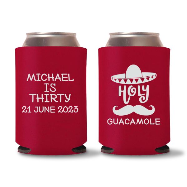 30th birthday koozies D20