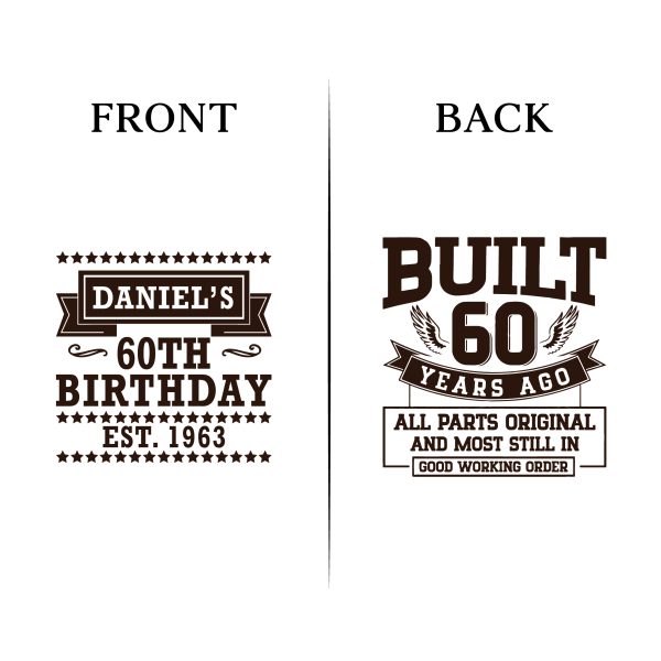 60th Birthday Koozie Front _ Back File D17