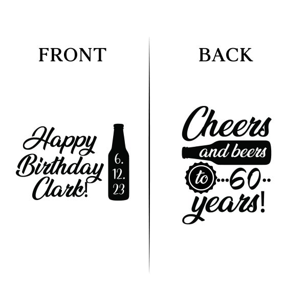 60th Birthday Koozie Front _ Back File D20
