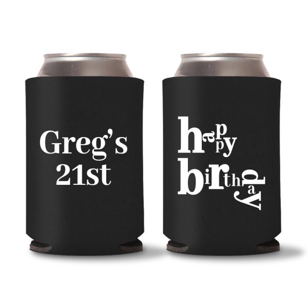 21th Birthday Koozie D24