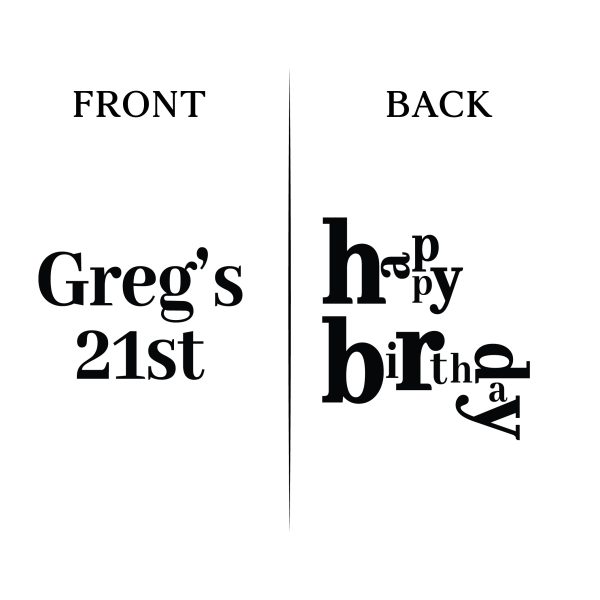 21th Birthday Koozie Front _ Back File D24