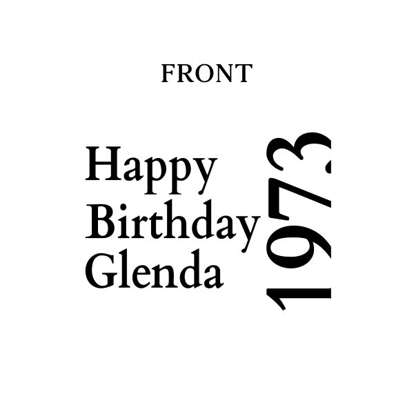 23. 50th Birthday Koozies - Front _ Back
