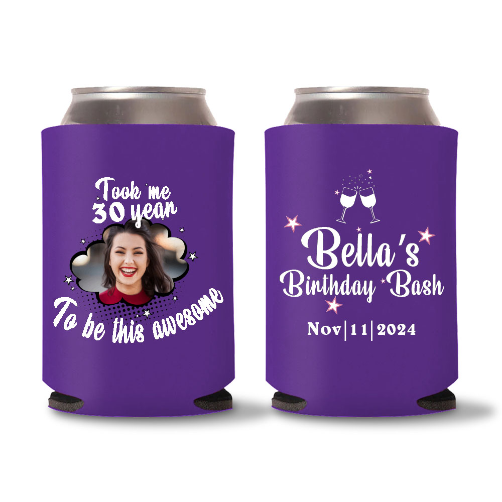30th Birthday Koozie D27